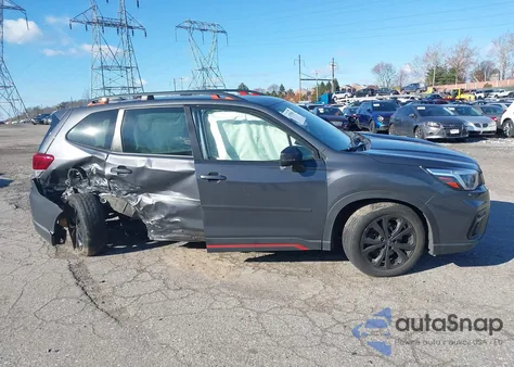 2021 Subaru Forester Sport from USA, damaged, VIN JF2SKARC6MH486747